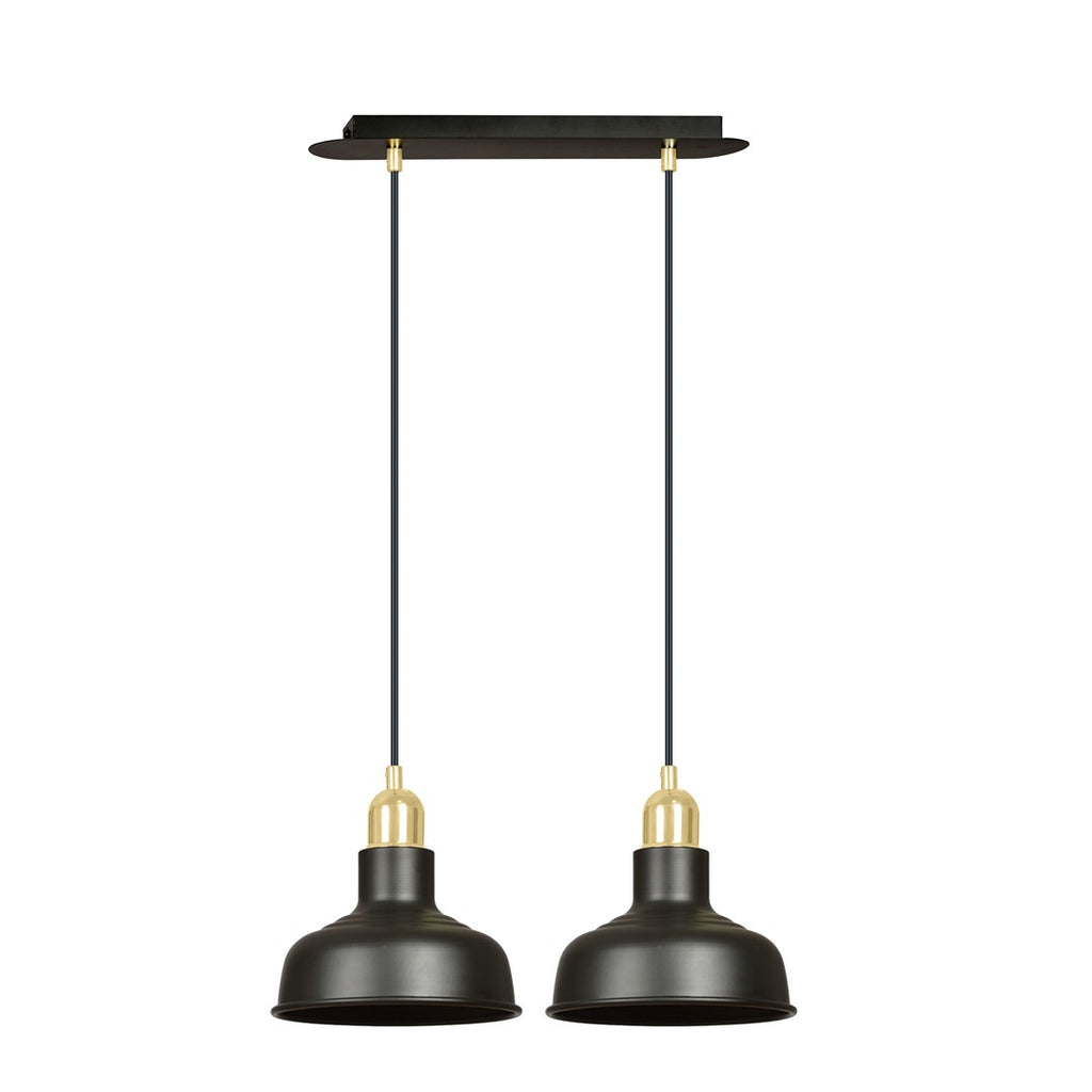 Foundry 2-Lichts Hanglamp