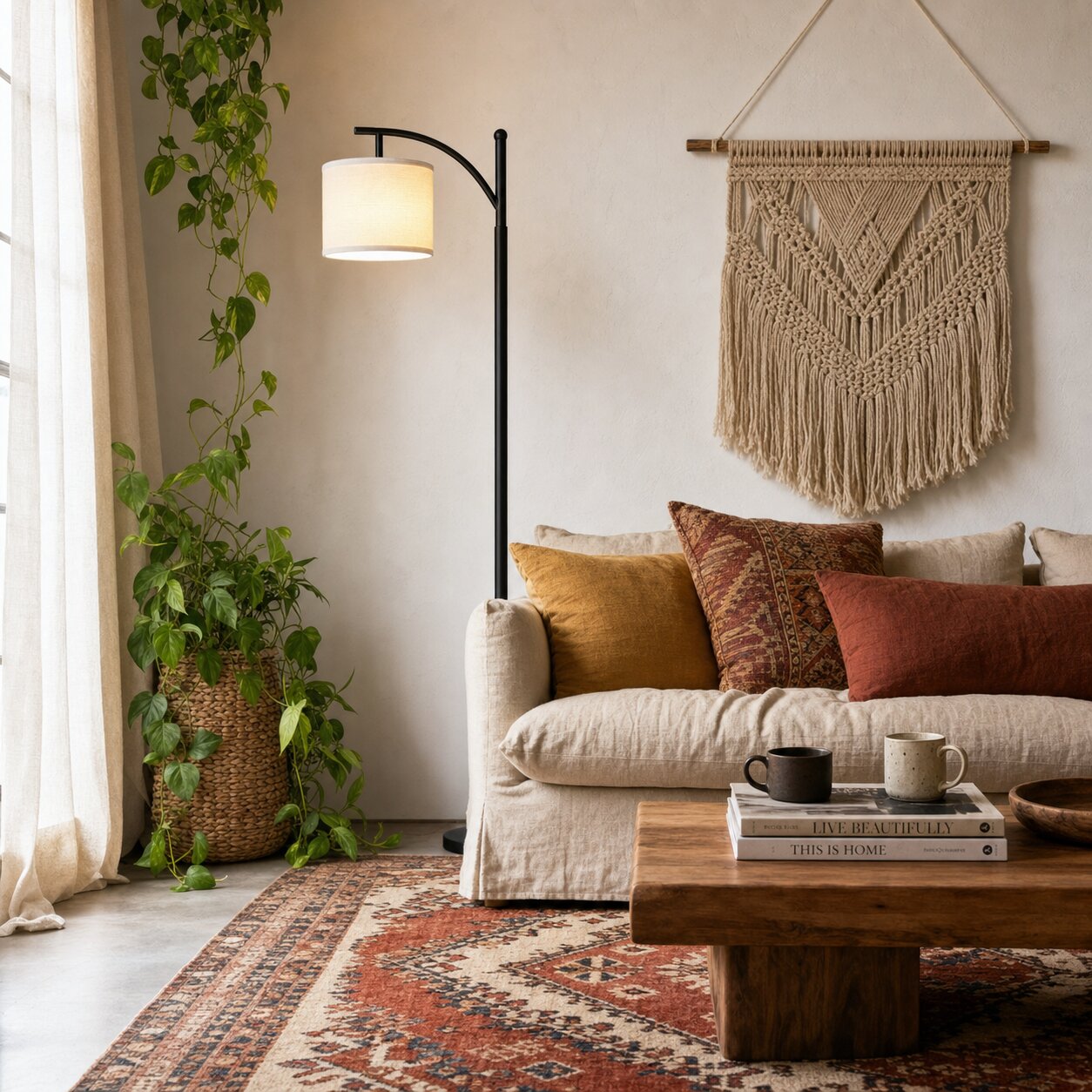 "Arco" moderne vloerlamp