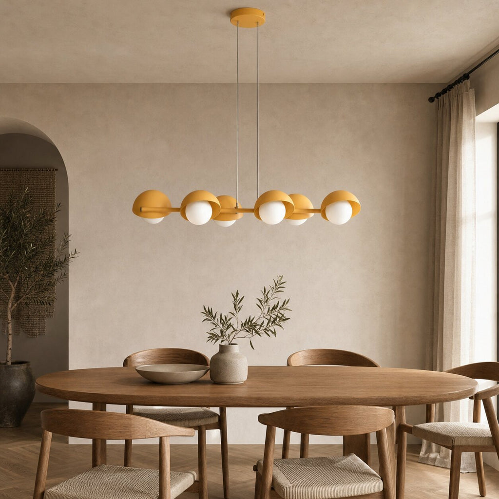 Eclipse Linear hanglamp met 6 lichtpunten
