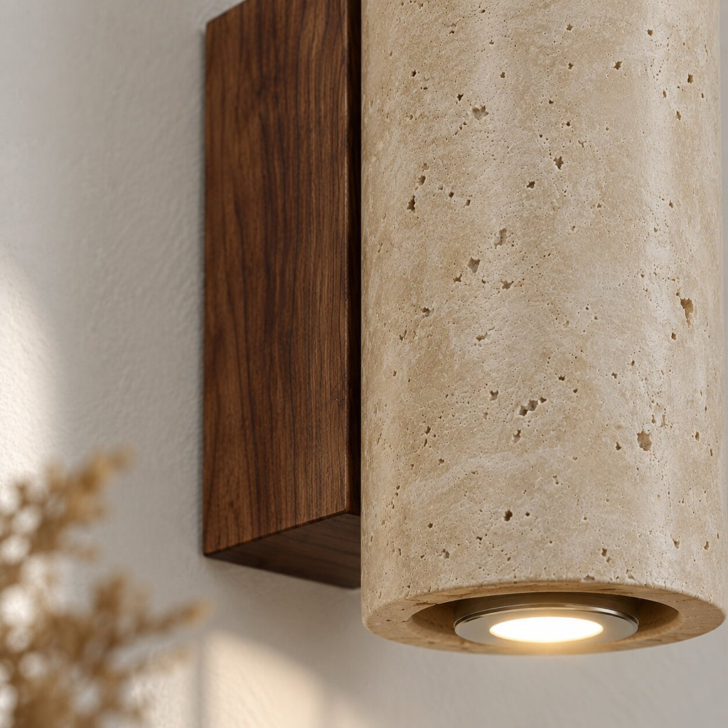 "Siena" Travertin Wandlamp