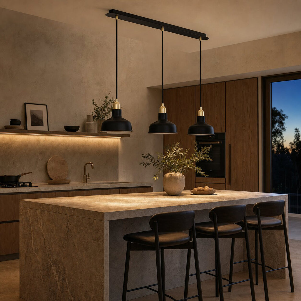 Foundry hanglamp met 3 lichtpunten