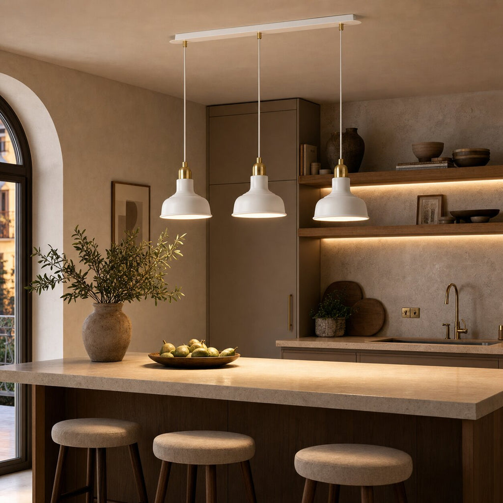 Foundry hanglamp met 3 lichtpunten