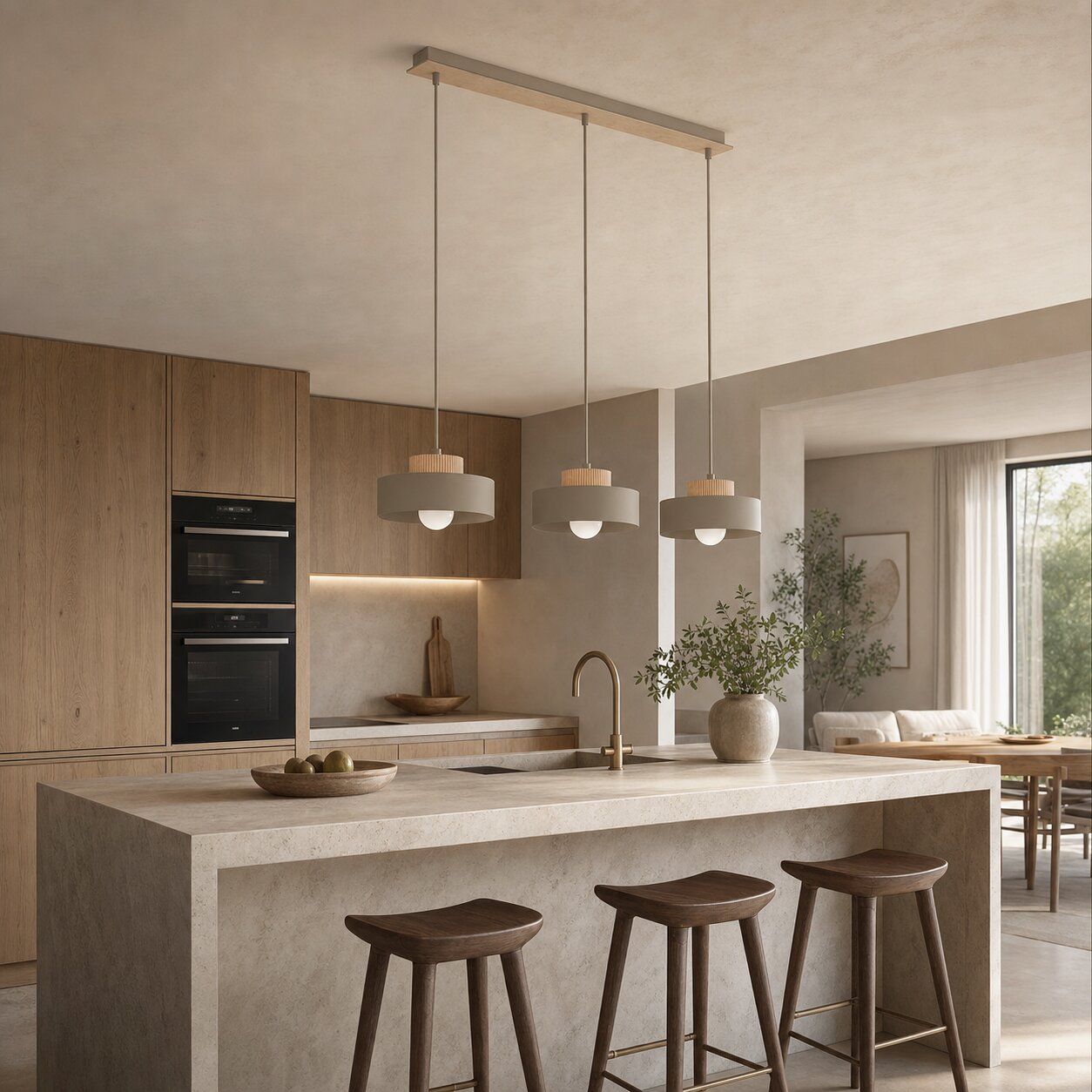 Sombrero 3-lichts hanglamp