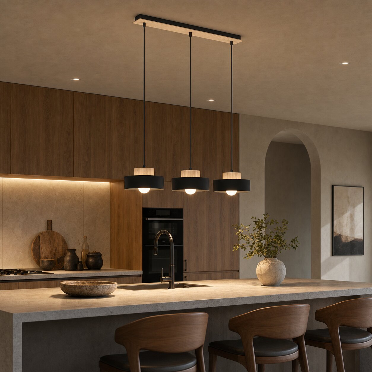 Sombrero 3-lichts hanglamp