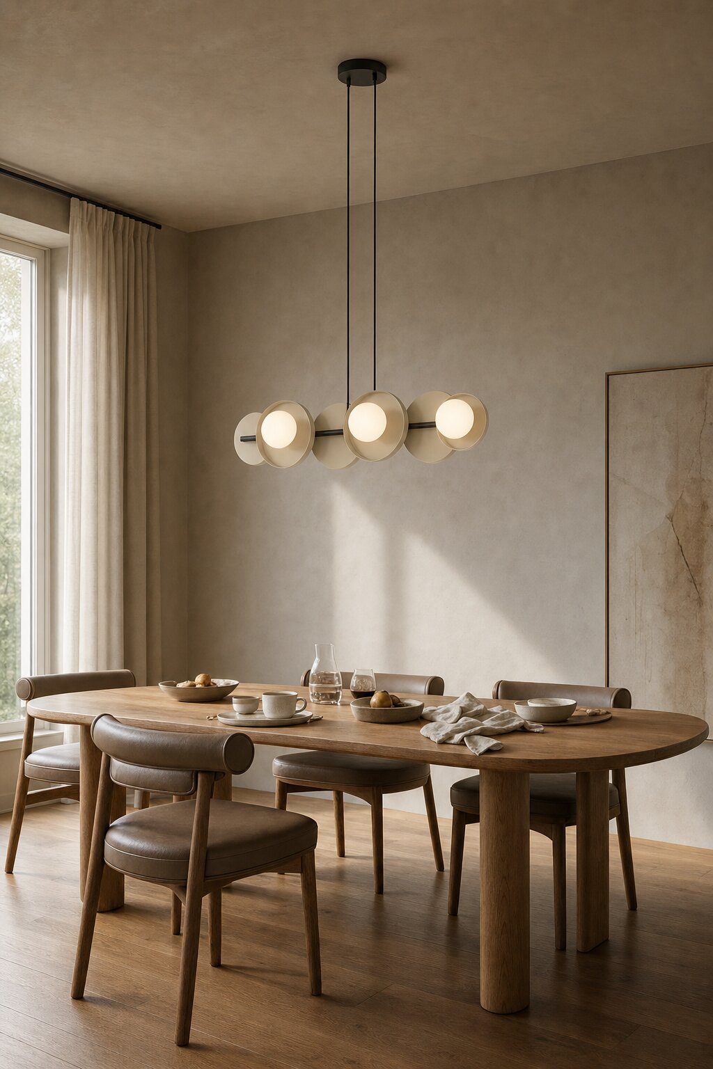 Halo Linear 6-Lichts Hanglamp