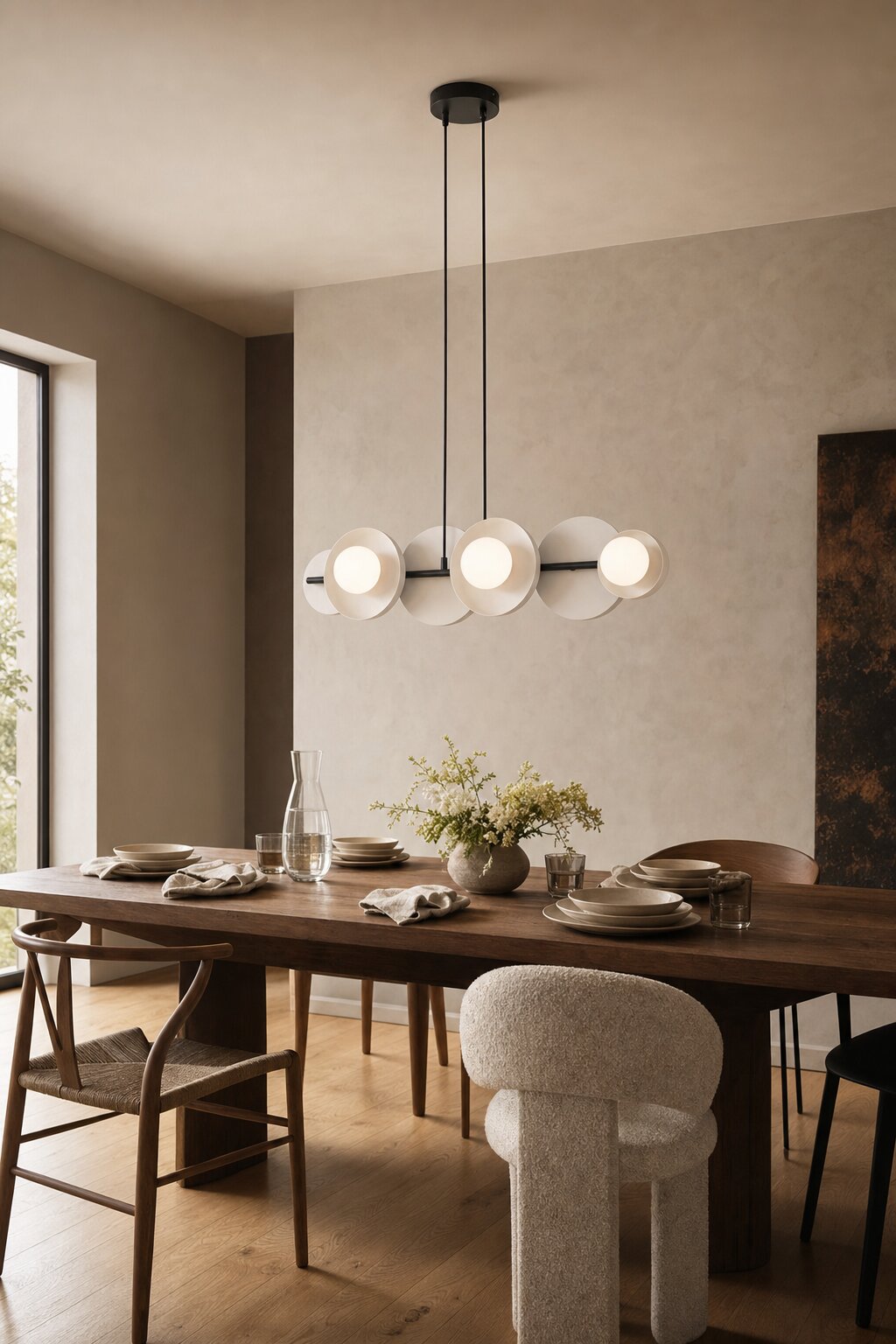 Halo Linear 6-Lichts Hanglamp