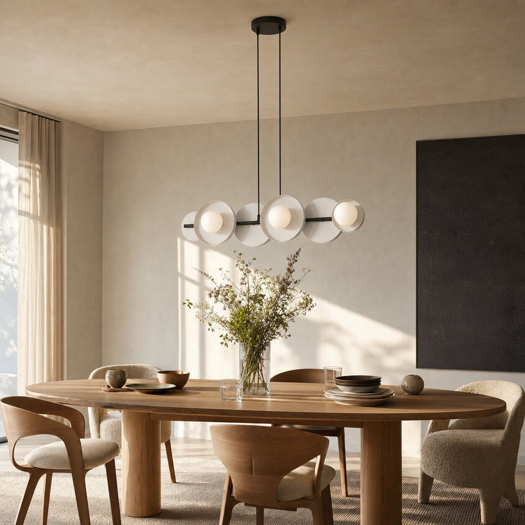 Halo Linear 6-Lichts Hanglamp