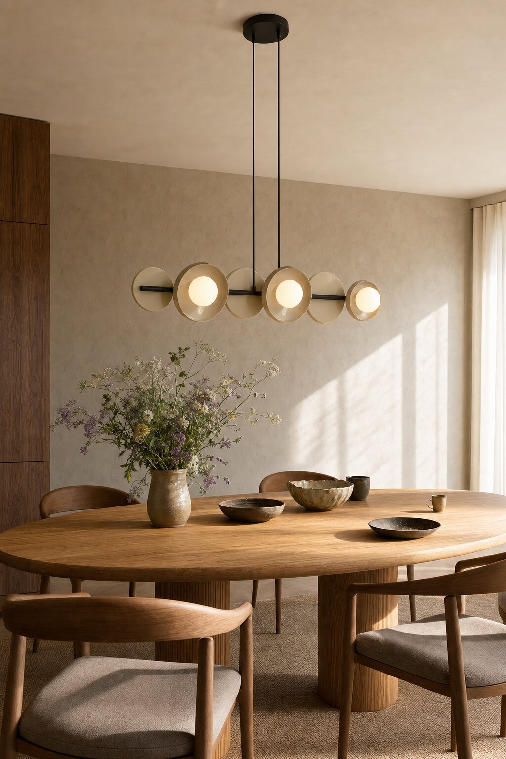 Halo Linear 6-Lichts Hanglamp