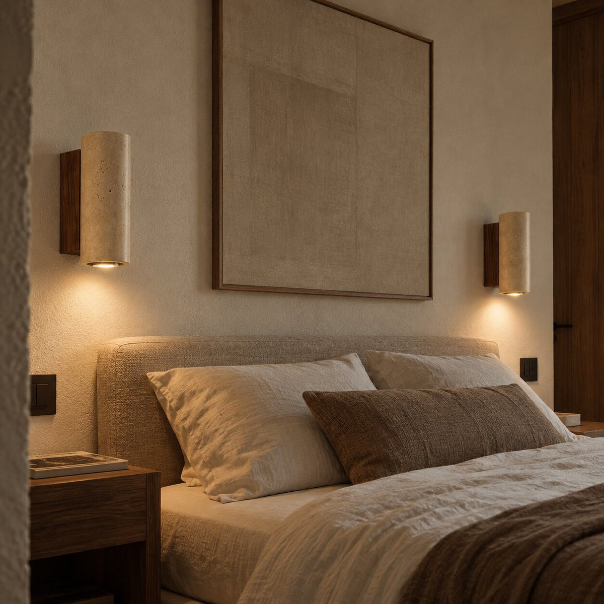 "Siena" Travertin Wandlamp