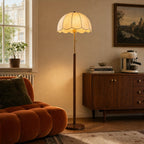 "Bastille" Vintage Stoffen Vloerlamp