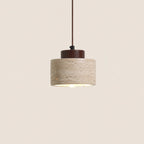 “Terra” hanglamp van steen en hout