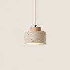 “Terra” hanglamp van steen en hout