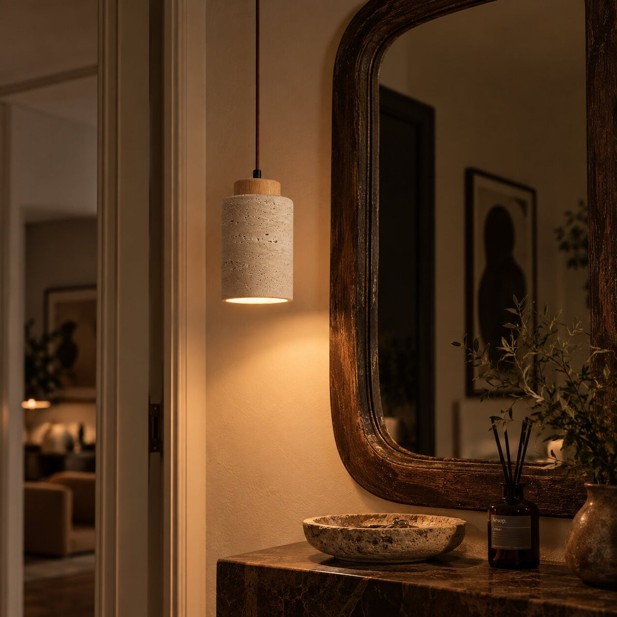 “Terra Long” Steen & Houten Hanglamp