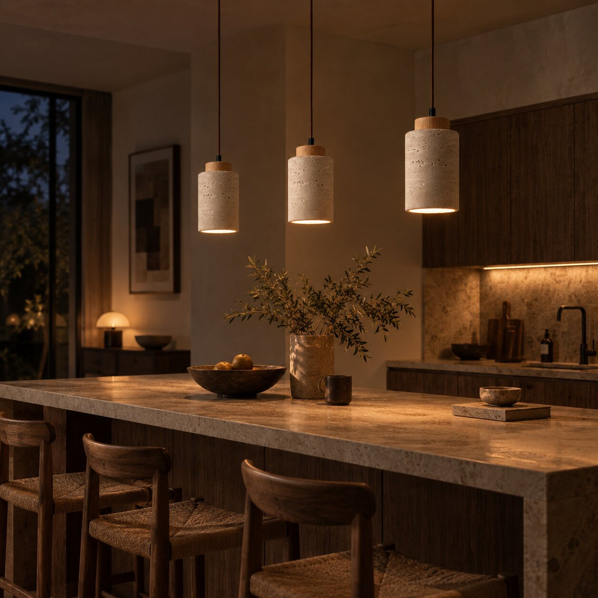 “Terra Long” Steen & Houten Hanglamp